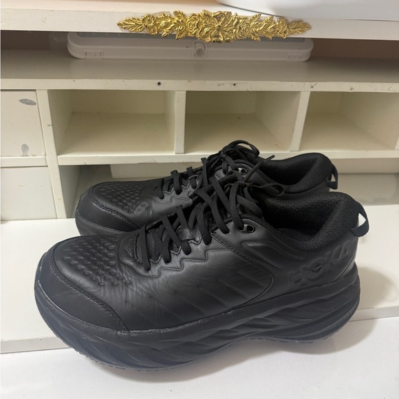Hoka Bondi SR Men's Black Athletic Shoes in new conditions heavy duty shoes - Picture 14 of 16